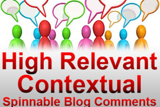 create 1000 Contextual Blog Comment Backlinks with Drip Feeding
