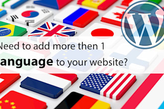 setup multi languages on your website