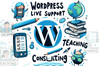 do live wordpress consulting, teaching or troubleshooting