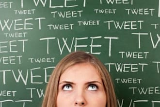 sponsored tweet your message through 100+ REAL human different Twitter profiles having thousand Real followers