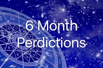perdict coming 6 month for love and career