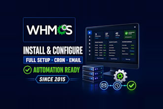 install, configure, fix or develop anything for your whmcs