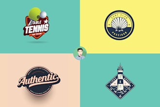 create vintage logo design