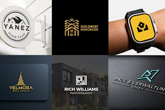 a premium real estate logo for realtors, agents, and brokers