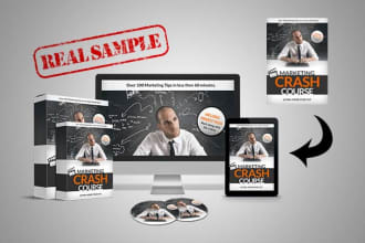 convert your 2d cover into 3d digital product mockup