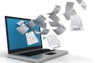 write a Press Release of 300 words and post it in 10 PR 2 Sites
