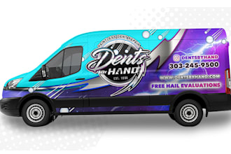 create van wrap design, car wrap design or truck wrap design