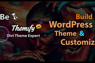 install and create website with divi theme and divi builder