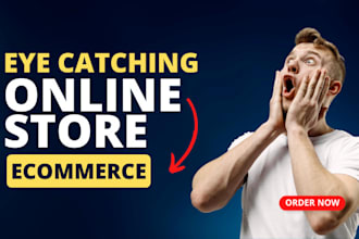 online store or wordpress responsive luxury ecommerce website and webshop