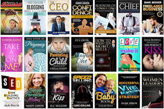 design an eye catching ebook or kindle  cover with bonus