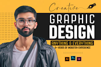 do any graphic design, adobe photoshop, adobe illustrator expert