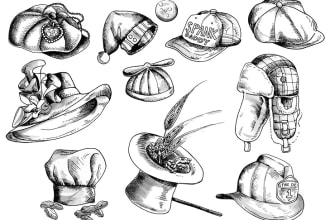 draw orginal hand drawn vintage illustration, custom realistic book , retro art