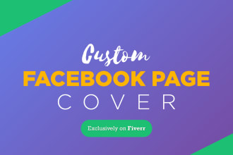 design a professional facebook fan page cover design