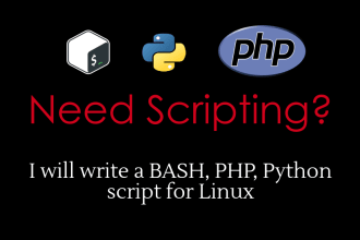 write bash, php, python, or golang code