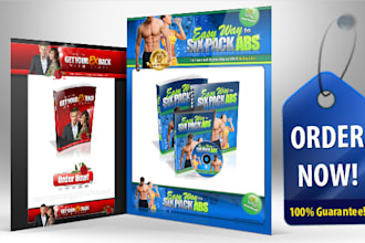 create elegant and simple mini site or sales pages headline graphic in html