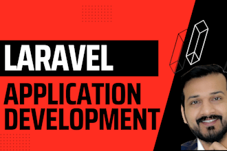 develop laravel web application