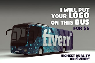 put your logo on this Bus, doing a custom painting design for your business and product