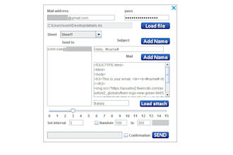 make a program for email newsletter or advertising