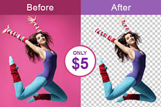 cut out image and put it on transparent background