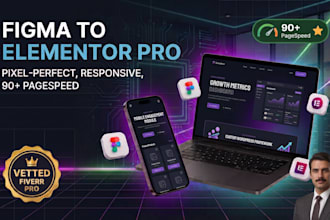 engineer a high performance figma to elementor pro website