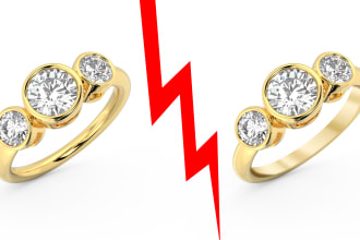 retouch and enhance jewellery photos