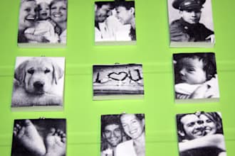 make 2 custom pendant necklaces with any picture