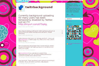 create a good impressing elegant TWITTERs background for your twitter profile, plus free facebook timeline cover