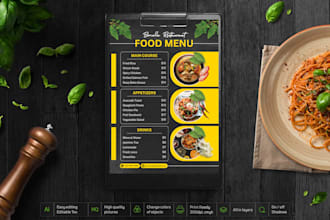 do restaurant menu design vistaprint