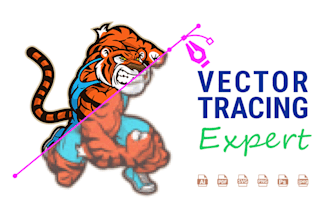 do vector tracing convert image to vector, recreate logo svg