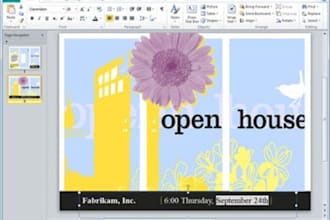 do any of projects and prints in Microsoft PUBLISHER