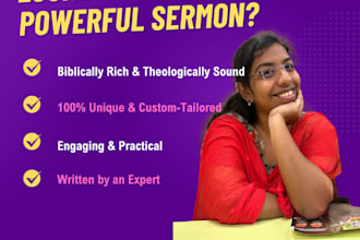 write a powerful prophetical sermon or biblical message