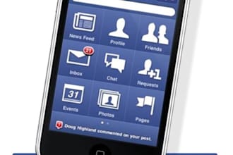 create app for your Facebook Page, the app will work on iPhone, android and more