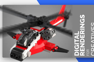 do realistic product 3d modeling and rendering