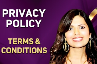 write your online store terms of service