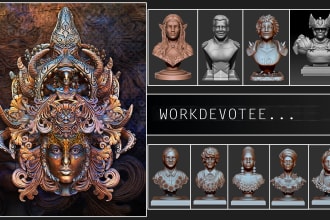 do 3d character modeling for 3d print