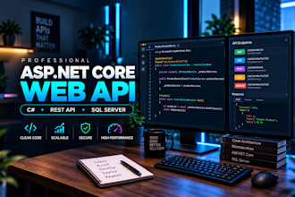 develop asp net core web apis and backend services