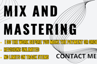 mix and master your rap, trap, reggaeton, drill, pop songs