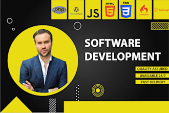 develop custom software in PHP or python