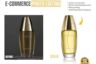 ecommerce product photo editing, photoshop retouching and enhancement