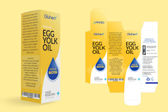 design amazon product label and packaging design
