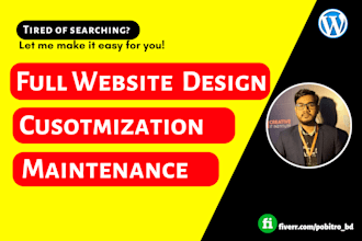 make wordpress website by elementor pro, wpbakery, divi, beaver builder