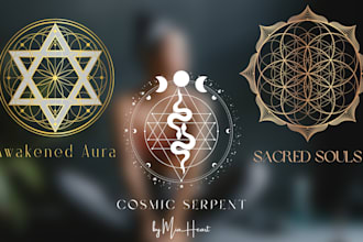 design mystical spiritual sacred geometry logo