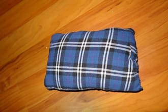 make a pillow out of your old shirts