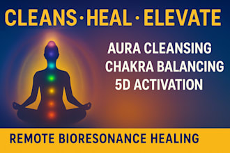do aura cleansing and chakra cleansing using scalar waves