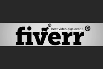make this UNIQUE video with 4 texts 1 logo best to promote twitter facebook link