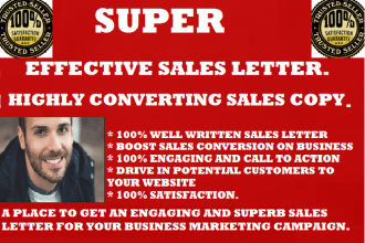 write a convincing sales letter for your marketing campaign