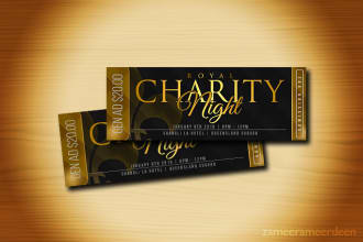 design an elegant ticket