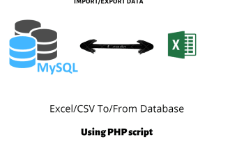 import, export, excel, CSV to or from the database