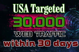 drive USA targeted unlimited website traffic, visitors