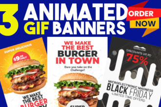 create 03 gif animation web banners package